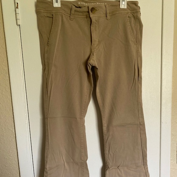 American Eagle Kick Boot Twill Pants size 12 Short - Picture 2 of 8
